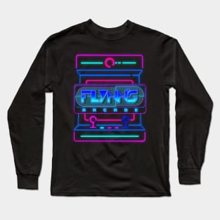 Flynn's Arcade / 80s Neon Game Sci Fi Movie Long Sleeve T-Shirt